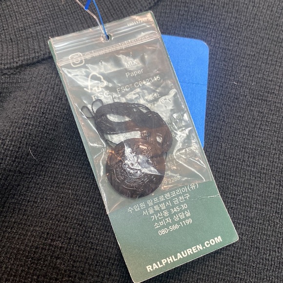 Ralph Lauren Black Knit Sweater Cardigan - Picture 5 of 5